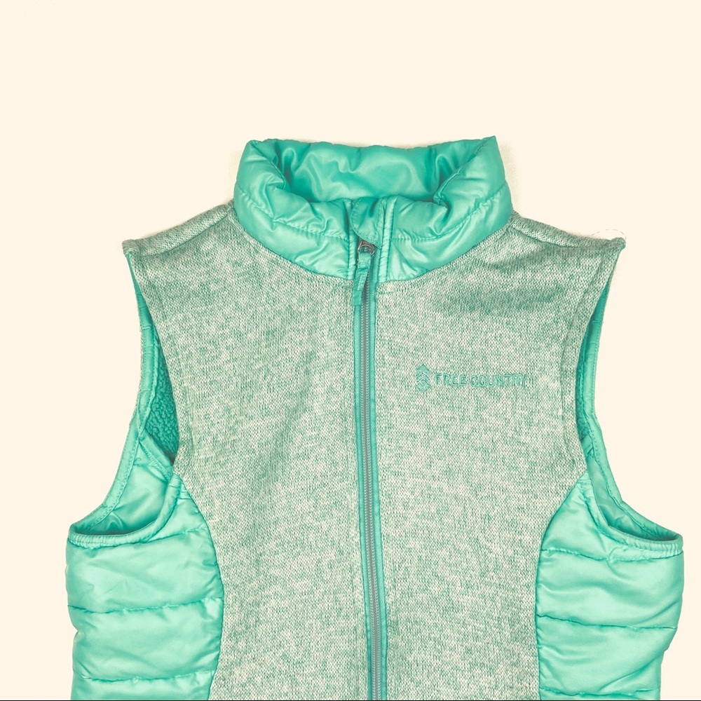 Free country down puffy vest medium 10 / 12 kids - Picture 2 of 8